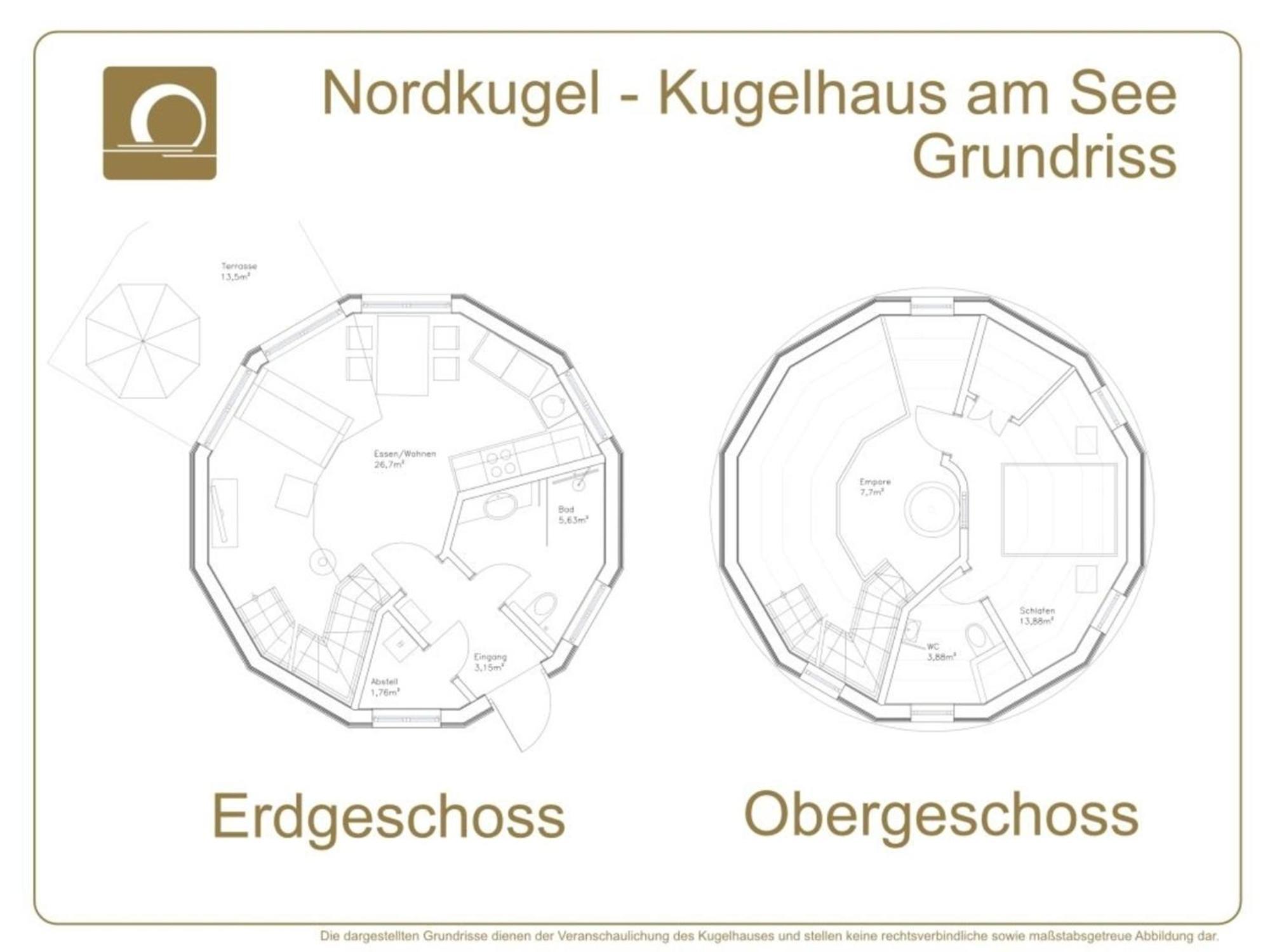 Nordkugel - Kugelhaus Am See Penzlin Eksteriør bilde